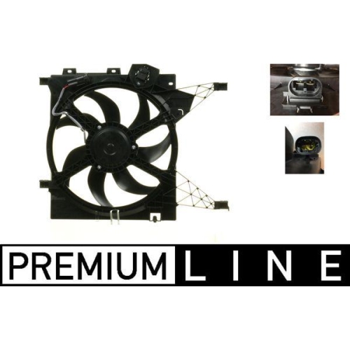 MAHLE L&uuml;fter, Motork&uuml;hlung BEHR *** PREMIUM LINE *** CFF 191 000P