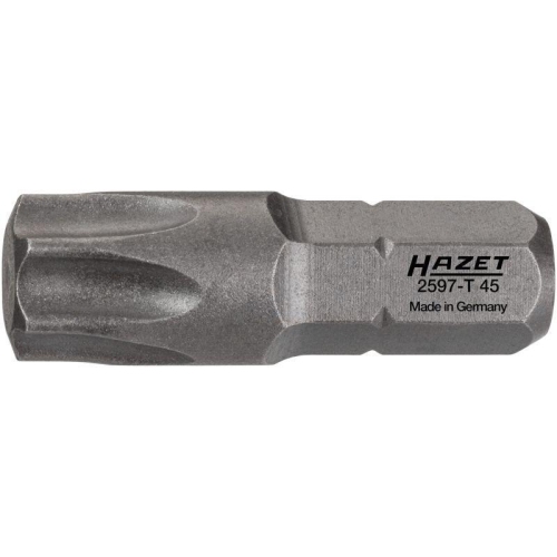 HAZET Bit 1/4 Zoll 6-kant Innen TORX Profil SW T45 2597-T45