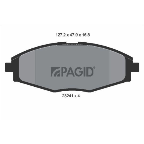 PAGID Bremsbelagsatz, Scheibenbremse T3093N