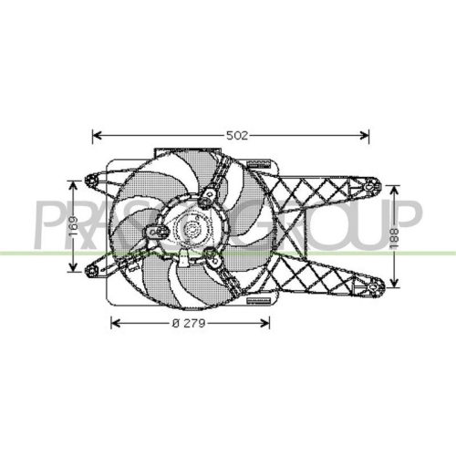 PRASCO L&uuml;fter, Motork&uuml;hlung PrascoSelection FT020F001