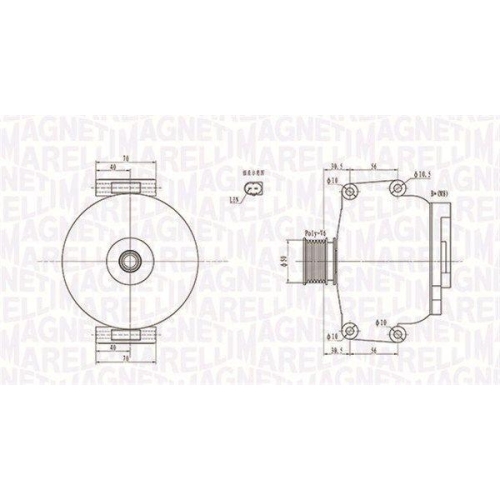 MAGNETI MARELLI Generator 063731908010