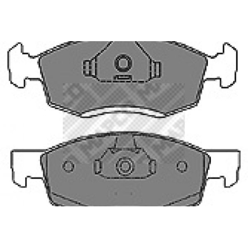 MAPCO Bremsbelagsatz, Scheibenbremse 6612