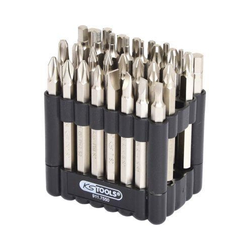 1/4 Zoll Bit-Satz, 75mm, 32-tlg KS TOOLS 911.7550