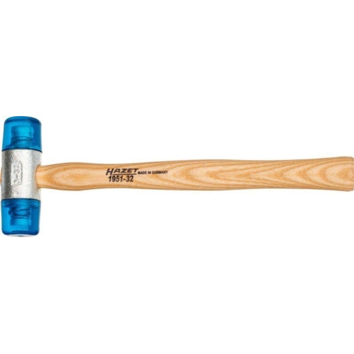 HAZET Kunststoff-Schonhammer r&uuml;ckschlagarm 32mm 1951-32