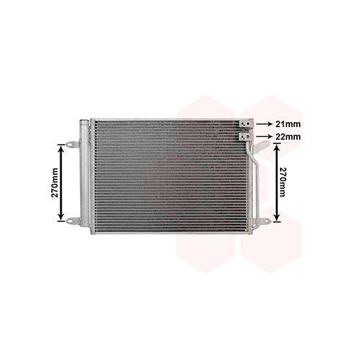 VAN WEZEL Kondensator, Klimaanlage 58015717