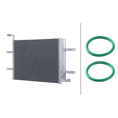 HELLA Kondensator, Klimaanlage >>> Easy2Fit <<< 8FC 366 220-551