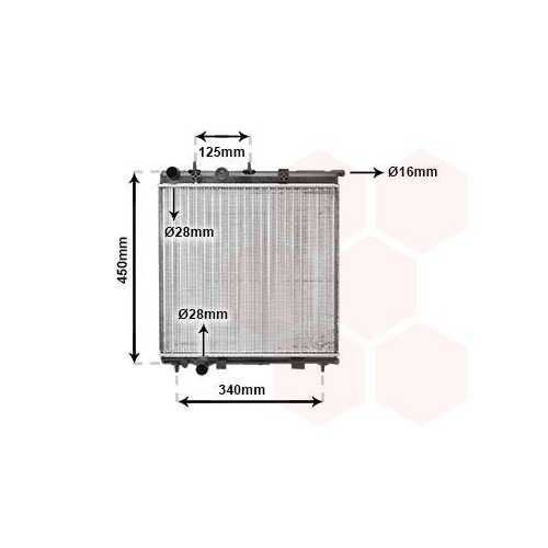 VAN WEZEL K&uuml;hler, Motork&uuml;hlung 09002190