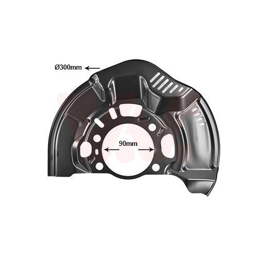 VAN WEZEL Spritzblech, Bremsscheibe 5405372