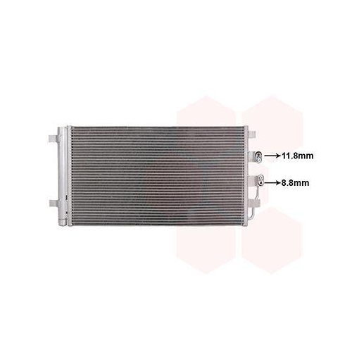 VAN WEZEL Kondensator, Klimaanlage 88015700