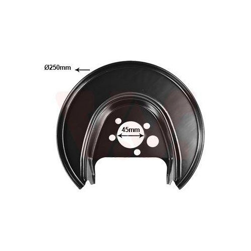 VAN WEZEL Spritzblech, Bremsscheibe 5817373