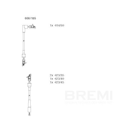 BREMI Z&uuml;ndleitungssatz 600/185