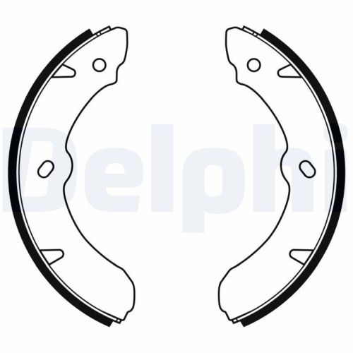 DELPHI Bremsbackensatz LS2177