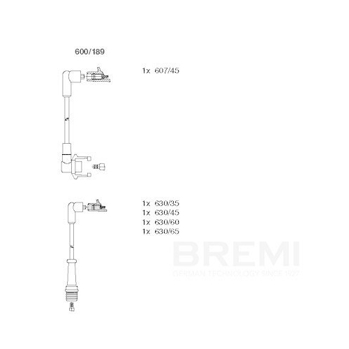 BREMI Z&uuml;ndleitungssatz 600/189