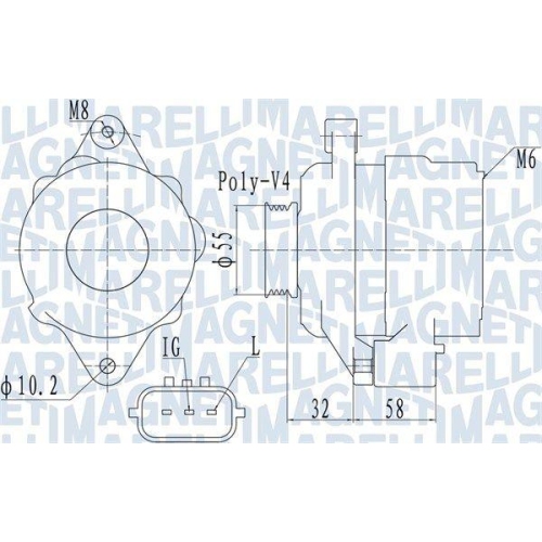 MAGNETI MARELLI Generator 063731943010