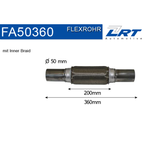 LRT Flexrohr, Abgasanlage FA50360