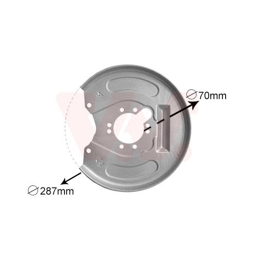 VAN WEZEL Spritzblech, Bremsscheibe 3225374