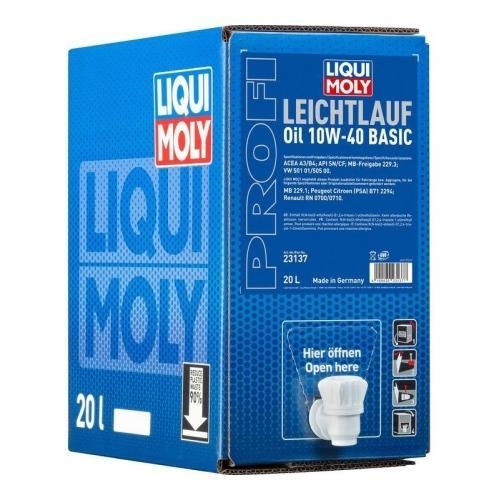 Motoröl Motorenöl LIQUIMOLY 23137 Profi Leichtlauf 10W-40 Basic 20Liter BaginBox