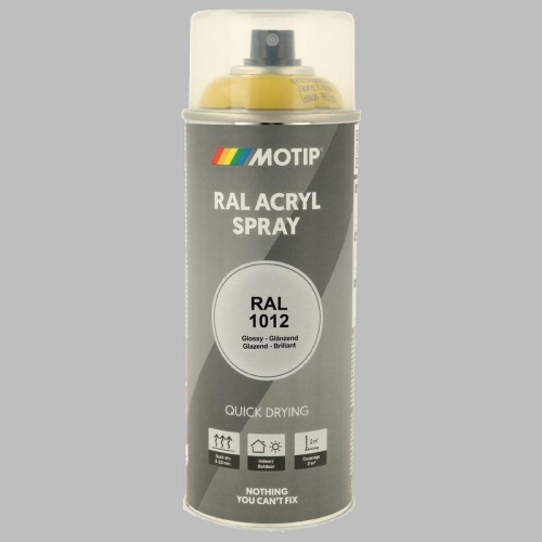 MOTIP Lack RAL 1012 zitronengelb hochglanz 400 ml 07055