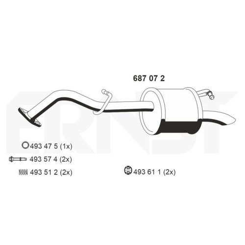 ERNST Endschalldämpfer