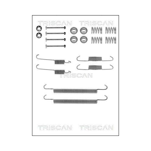 TRISCAN Zubehörsatz, Bremsbacken 8105 112581