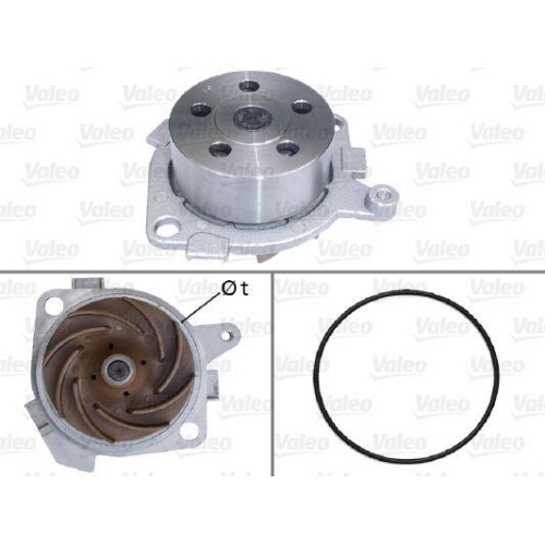 VALEO Wasserpumpe, Motork&uuml;hlung 506525