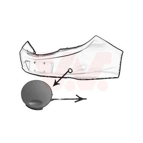 VAN WEZEL Klappe, Abschlepphaken 3850557