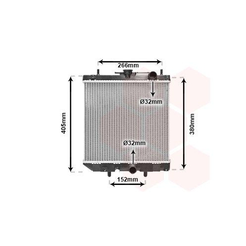 VAN WEZEL K&uuml;hler, Motork&uuml;hlung 11002035