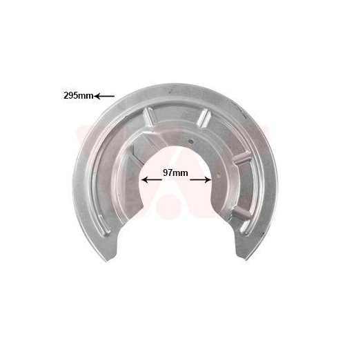 VAN WEZEL Spritzblech, Bremsscheibe 4327373