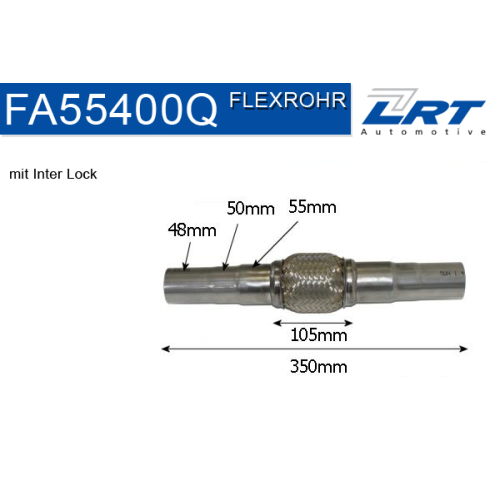 LRT Flexrohr, Abgasanlage FA55400Q