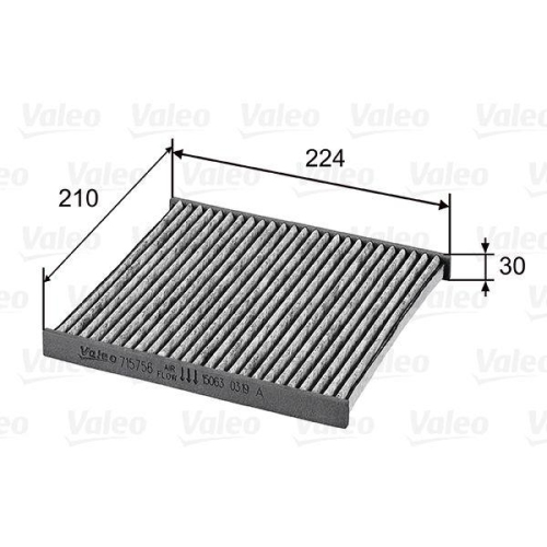 VALEO Filter, Innenraumluft VALEO PROTECT 715756