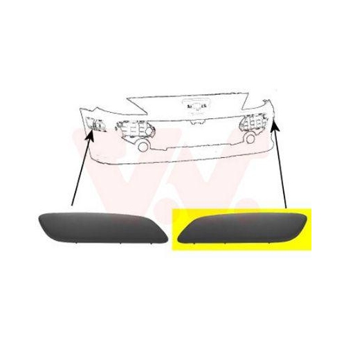 VAN WEZEL Zier-/Schutzleiste, Sto&szlig;f&auml;nger 4041581