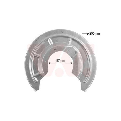 VAN WEZEL Spritzblech, Bremsscheibe 4327374