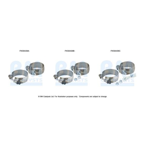 BM Catalysts Montagesatz, Abgasrohr FK50439