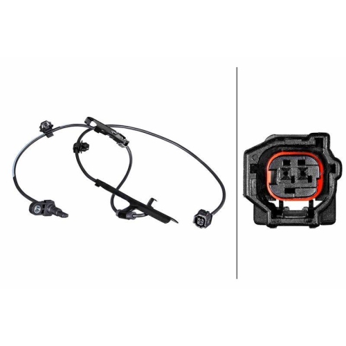 HELLA Sensor, Raddrehzahl 6PU 358 217-451