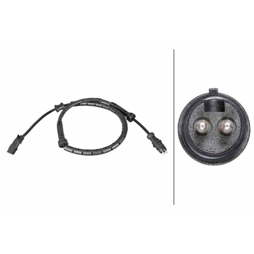 HELLA Sensor, Raddrehzahl 6PU 358 216-771