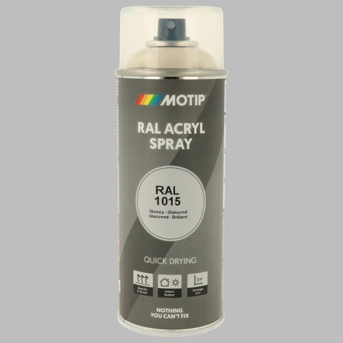MOTIP Lack RAL 1015 hellelfenbein hochglanz 400 ml 07062