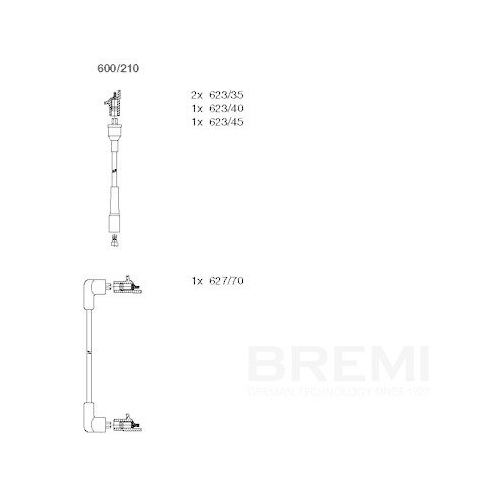 BREMI Z&uuml;ndleitungssatz 600/210