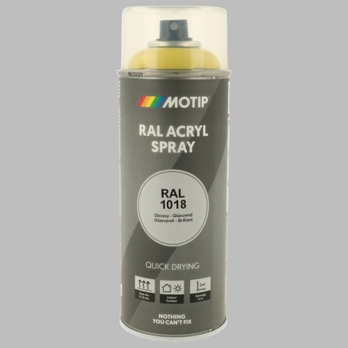MOTIP Lack RAL 1018 zinkgelb hochglanz 400 ml 07063