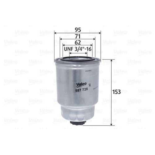 VALEO Kraftstofffilter 587728