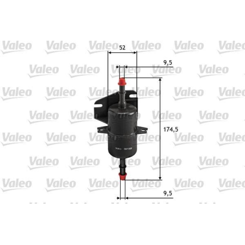 VALEO Kraftstofffilter 587018