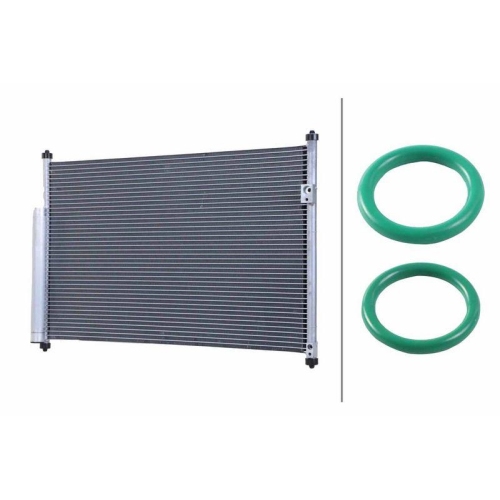 HELLA Kondensator, Klimaanlage >>> Easy2Fit <<< 8FC 366 220-841