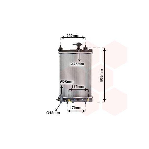 VAN WEZEL K&uuml;hler, Motork&uuml;hlung 11002070