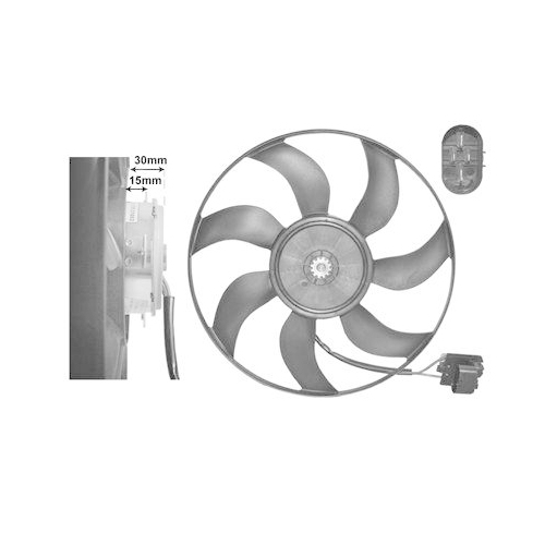 VAN WEZEL L&uuml;fter, Motork&uuml;hlung 3749744