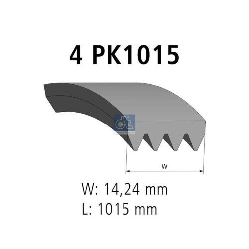 DT Spare Parts Keilrippenriemen 7.54817