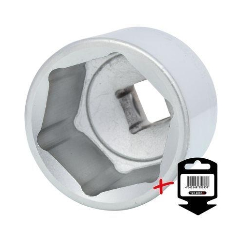 3/4 Zoll Sechskant-Stecknuss, kurz, 50mm auf H&auml;nger KS TOOLS 911.3450-E