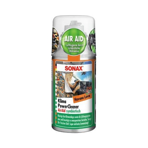 SONAX Klimaanlagenreiniger/-desinfizierer KlimaPowerCleaner AirAid symbiotisch Havana Love
