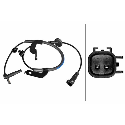 HELLA Sensor, Raddrehzahl 6PU 358 217-611