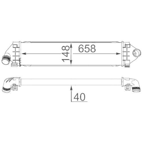 MAHLE Ladeluftk&uuml;hler BEHR CI 394 000S