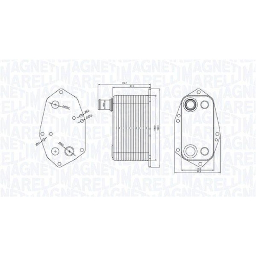 MAGNETI MARELLI Ölkühler, Motoröl