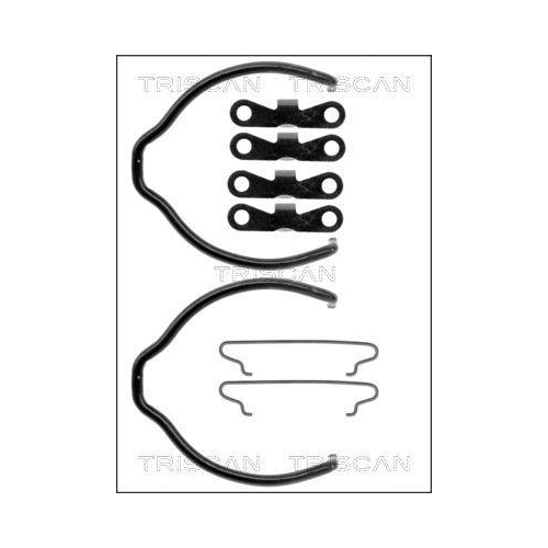 TRISCAN Zubehörsatz, Feststellbremsbacken 8105 272576